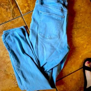 Super high waist skinny jeans